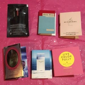 6 samples miumiu dior prada Burberry kate spade